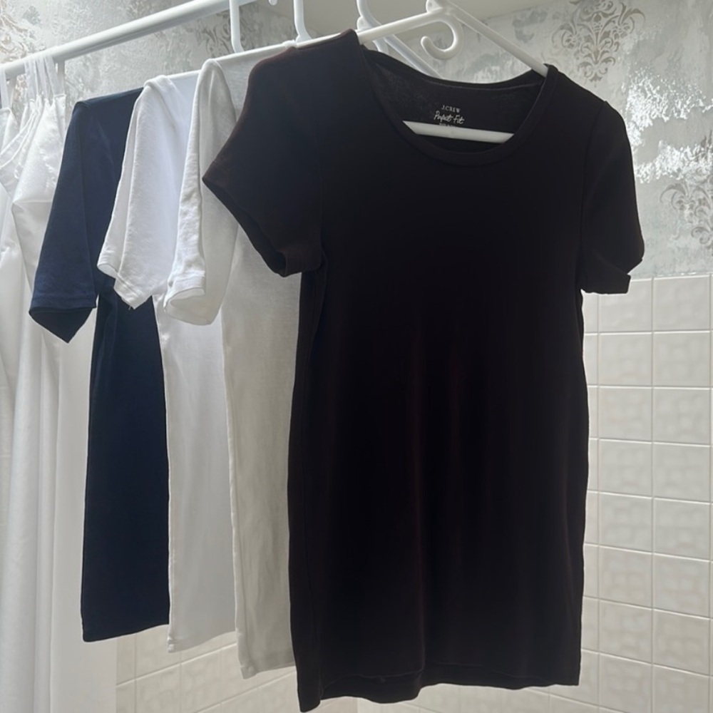 J. Crew Dark Blue Short Sleeve Perfect T-shirt